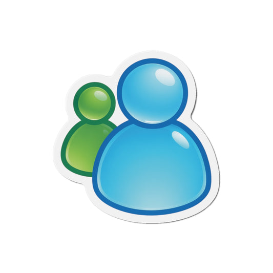 Frutiger Aero Retro Messenger Icon Magnet