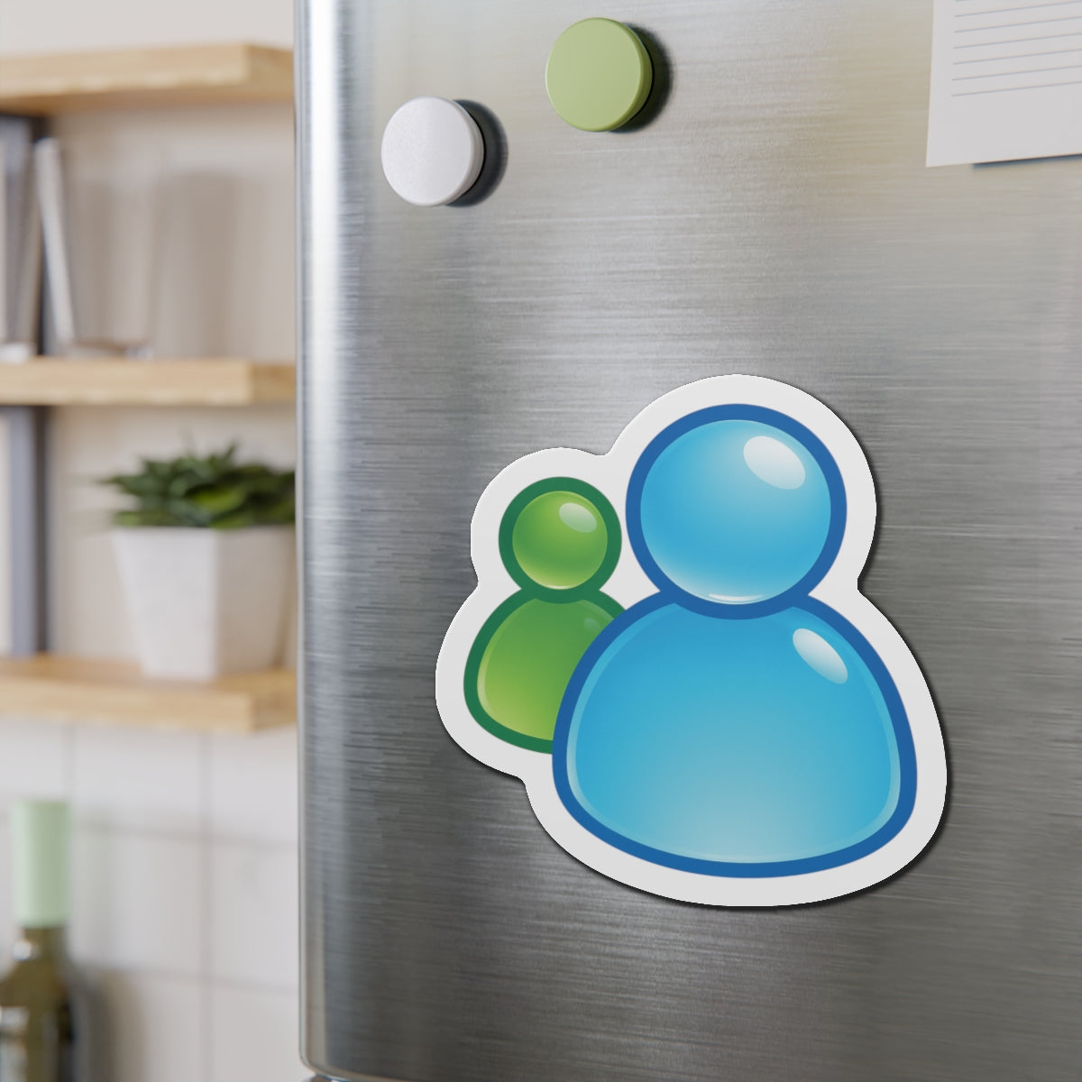 Frutiger Aero Retro Messenger Icon Magnet