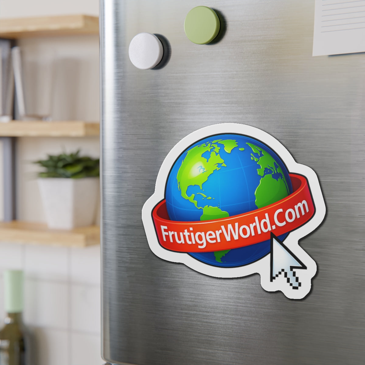 FrutigerWorld.Com Logo magnet