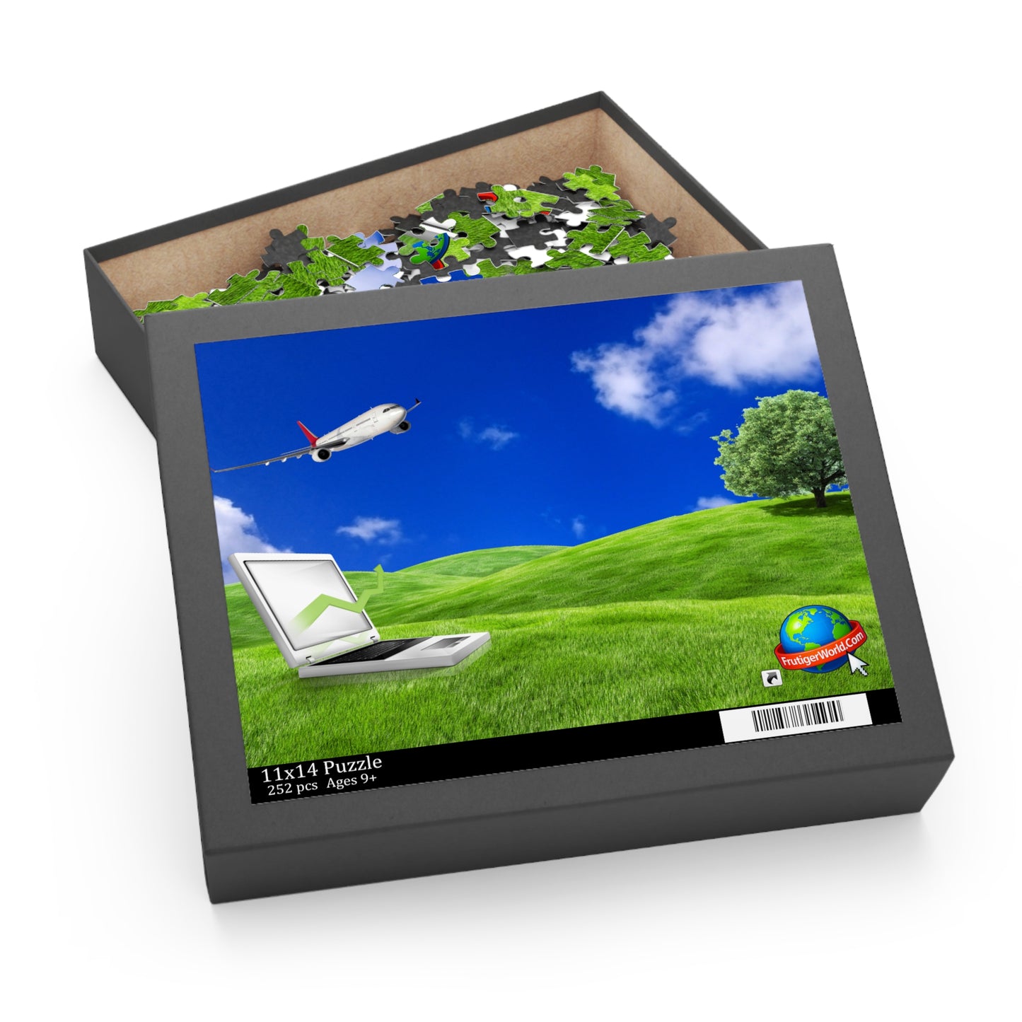 Dreamy Frutiger Aero Landscape Puzzle