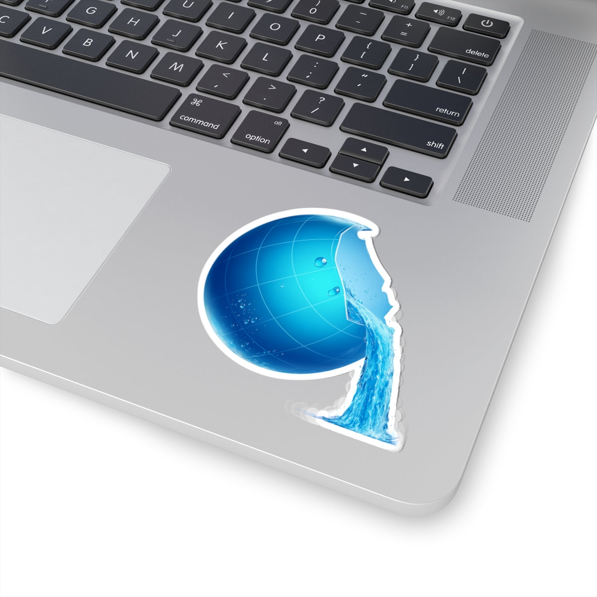 Frutiger Aqua Aero Web Globe Sticker - Classic