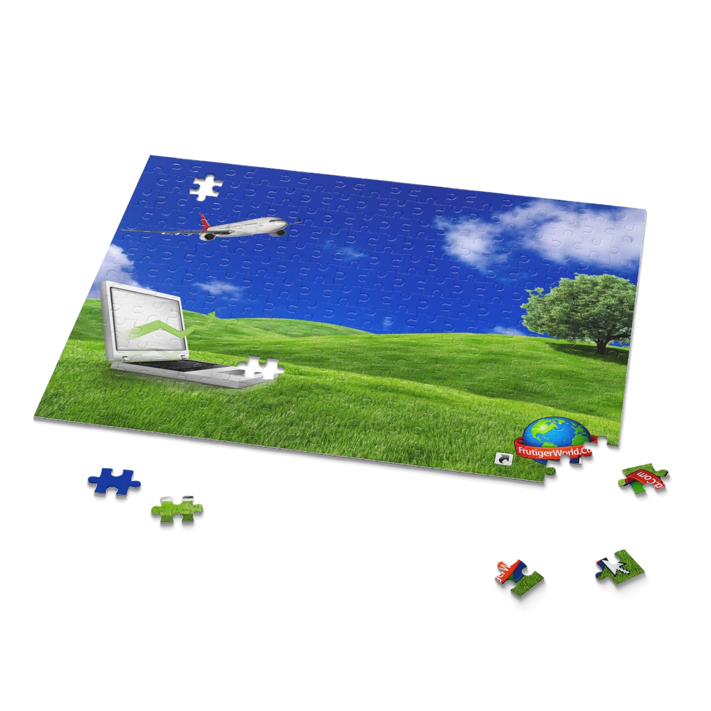 Dreamy Frutiger Aero Landscape Puzzle
