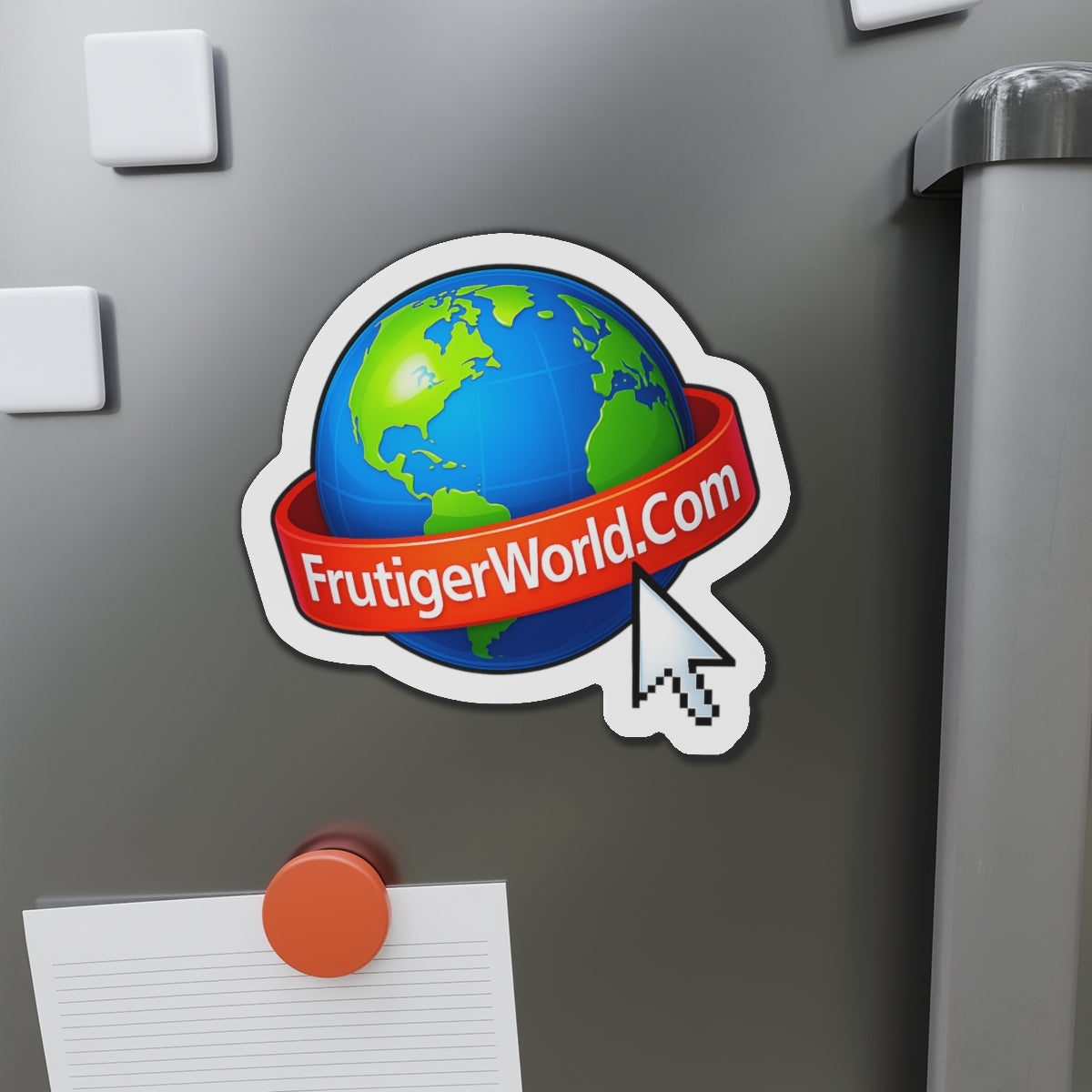 FrutigerWorld.Com Logo magnet