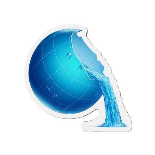 Frutiger Aero Web Globe Magnet - Classic