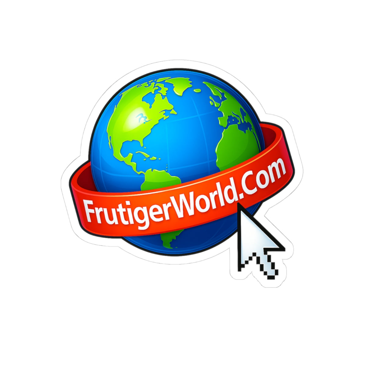 FrutigerWorld.Com Logo Sticker