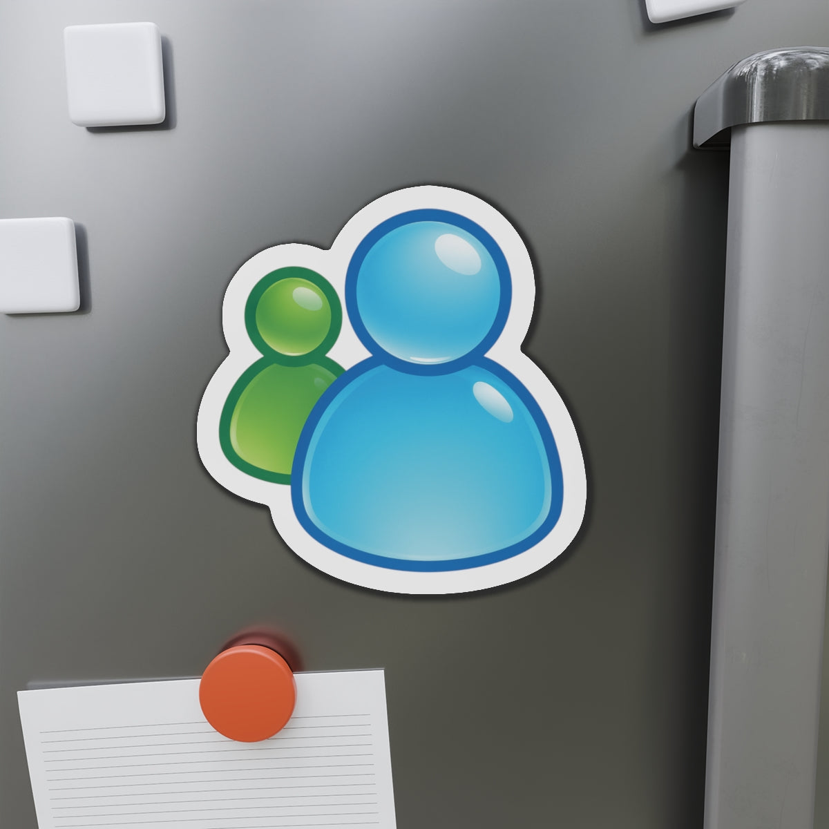 Frutiger Aero Retro Messenger Icon Magnet