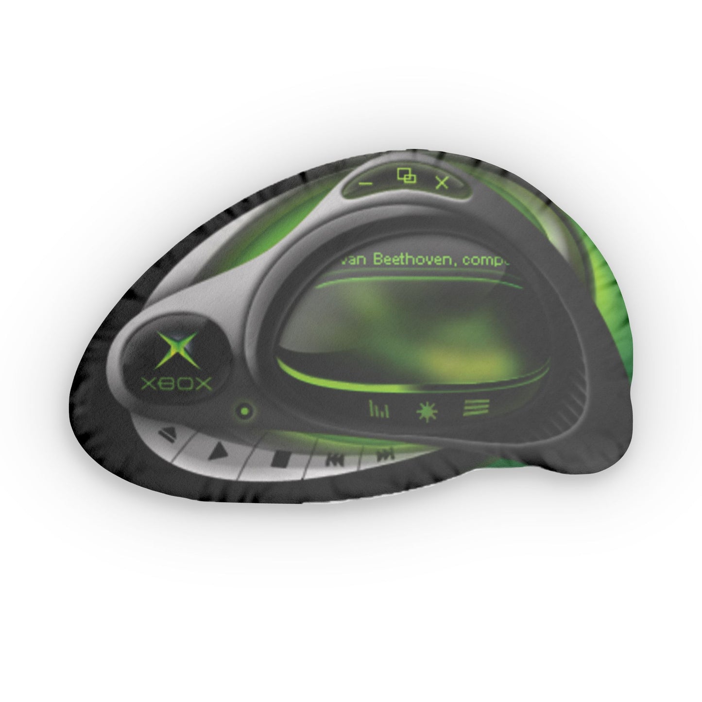 Y2K Futurism Media Player Pillow