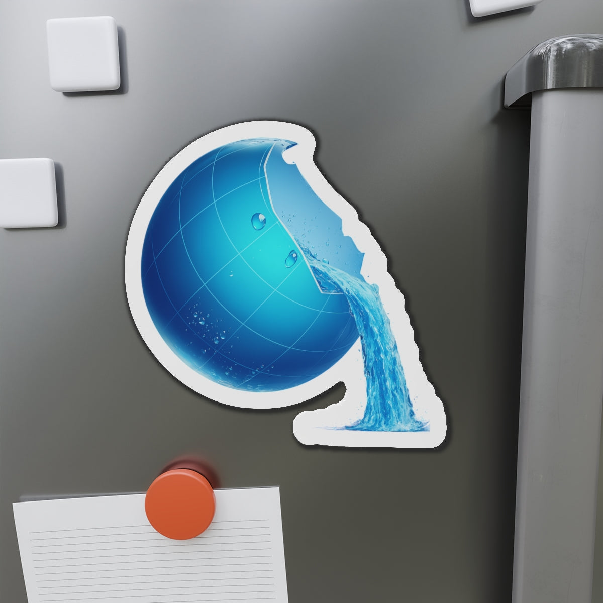 Frutiger Aero Web Globe Magnet - Classic