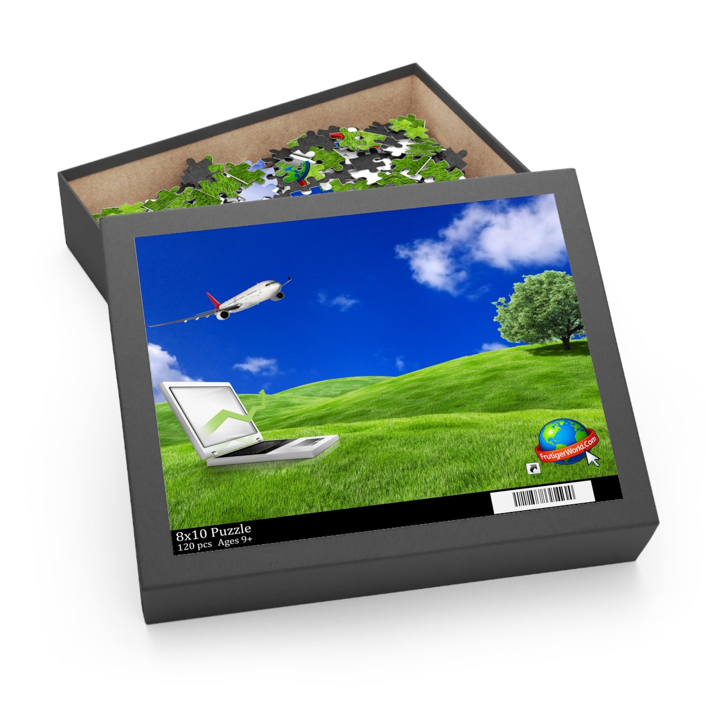 Dreamy Frutiger Aero Landscape Puzzle